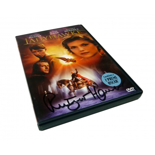 DVD de Lady Halcón Firmado por Rutger Hauer