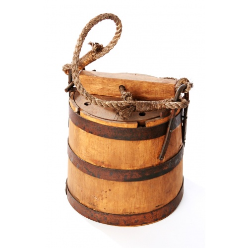 H.M.S. Surprise Crewman's Wooden Bucket